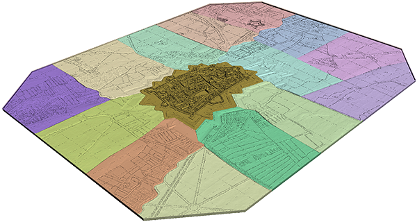 Plan relief modelisation